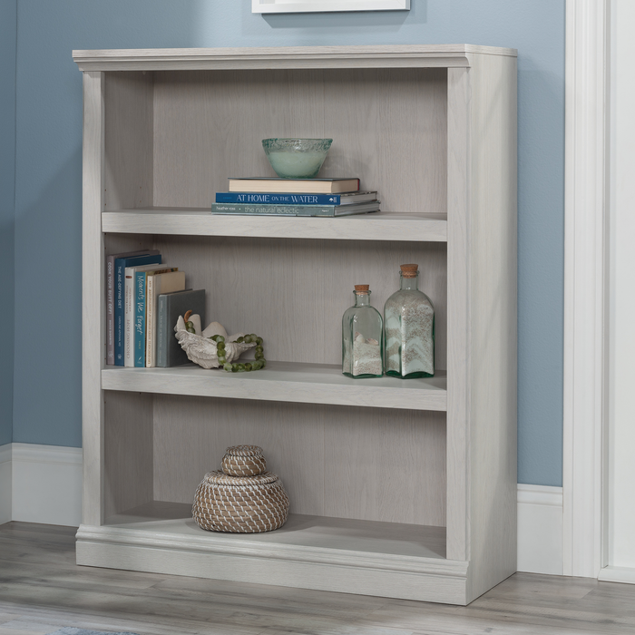 Smyth 35.28” 3-Shelf Bookcase – Glacier Oak\t