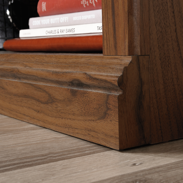 Smyth 35.28” 3-Shelf Bookcase – Grand Walnut