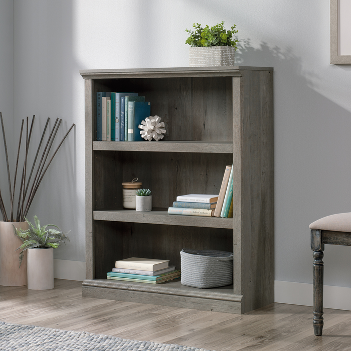 Smyth 35.28” 3-Shelf Bookcase – Mystic Oak