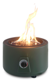 Sol Portable Fire Pit, 15\"W, 60,000 BTU, Propane, Metal - Green 