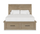 Sonoma Platform Storage Bed with Headboard & Frame, Light Brown - Queen Size