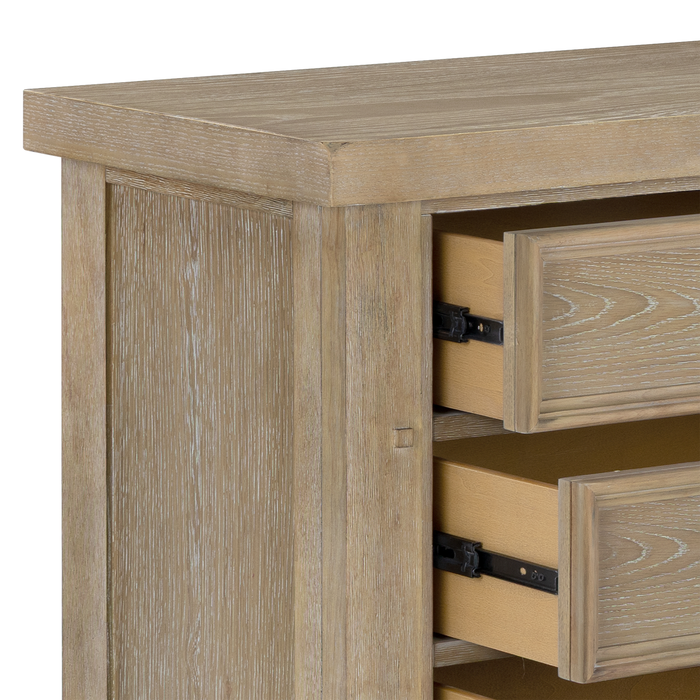 Sonoma Bedside 3-Drawer Nightstand, 28\"W x 28\"H - Light Brown