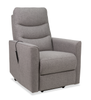 Stratford 29” Linen-Look Power Lift Reclining Chair - Grey | Fauteuil basculeur à inclinaison électrique Stratford de 29 po d’apparence lin - gris