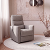 Stratford 29” Linen-Look Power Lift Reclining Chair - Grey | Fauteuil basculeur à inclinaison électrique Stratford de 29 po d’apparence lin - gris
