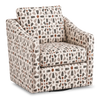Made in Canada Sofa Lab Customizable Swivel 32" Fabric Accent Chair – Copper Accent Fabric | Fauteuil d’appoint pivotant personnalisable de Sofa Lab de 32 po fabriqué au Canada en tissu - tissu décoratif Copper