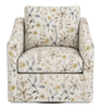 Made in Canada Sofa Lab Customizable Swivel 32" Fabric Accent Chair – Dust Accent Fabric | Fauteuil d’appoint pivotant personnalisable de Sofa Lab de 32 po fabriqué au Canada en tissu - tissu décoratif Dust