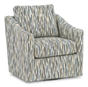 Made in Canada Sofa Lab Customizable Swivel 32" Fabric Accent Chair – Capri Accent Fabric | Fauteuil d’appoint pivotant personnalisable de Sofa Lab de 32 po fabriqué au Canada en tissu - tissu décoratif Capri
