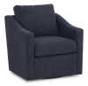 Made in Canada Sofa Lab Customizable Swivel 32" Fabric Accent Chair – Chenille Pacific | Fauteuil d’appoint pivotant personnalisable de Sofa Lab de 32 po fabriqué au Canada en tissu - Chenille Pacific