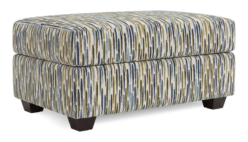 Made in Canada Customizable Sofa Lab Trunk 39\" Fabric Storage Ottoman – Capri Accent Fabric