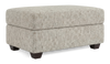 Made in Canada Customizable Sofa Lab Trunk 39\" Fabric Storage Ottoman – Rust Accent Fabric