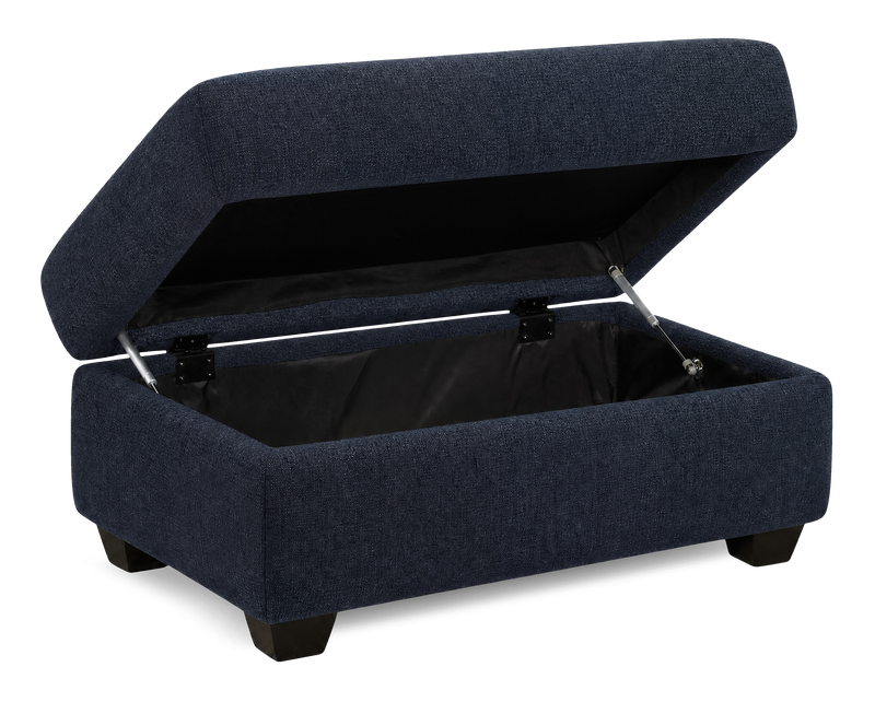Made in Canada Customizable Sofa Lab Trunk 39\" Fabric Storage Ottoman – Chenille Pacific