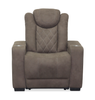 Venture 35.83” Faux Suede Reclining Chair with Storage and Cupholders - Chocolate | Fauteuil inclinable Venture de 35,83 po en suédine avec rangement et porte-gobelets - chocolat