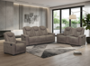 Venture 70.08” Faux Suede Reclining Loveseat with Storage and Cupholders - Chocolate | Causeuse inclinable Venture de 70,08 po en suédine avec rangement et porte-gobelets - chocolat