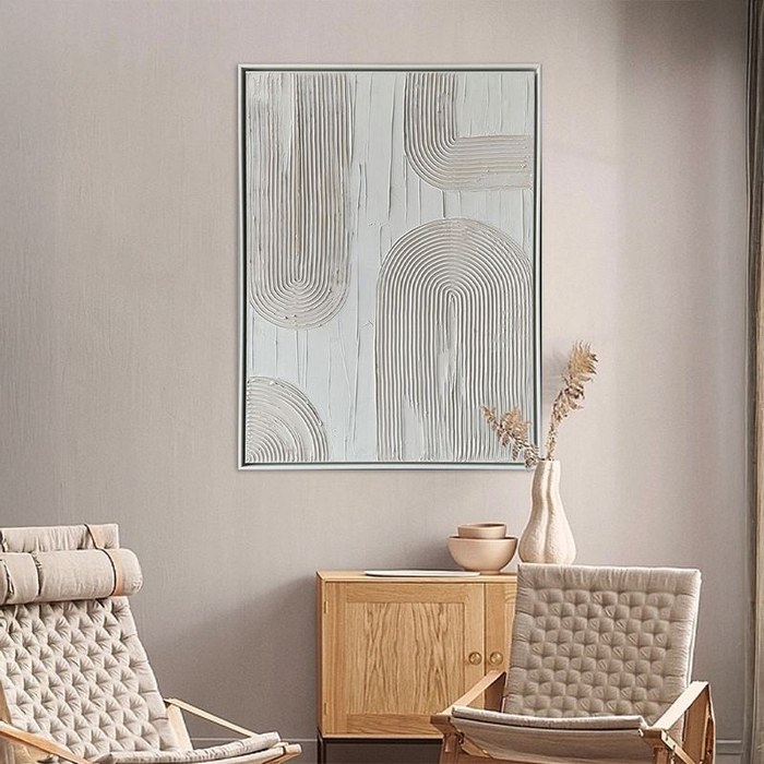 Distant Echoes Hand Painted Heavy Textured Wall Art – 36” x 48”