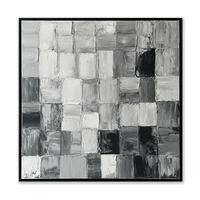 Abstract Rhythms Hand Painted Heavy Textured Wall Art – 36” x 48” 