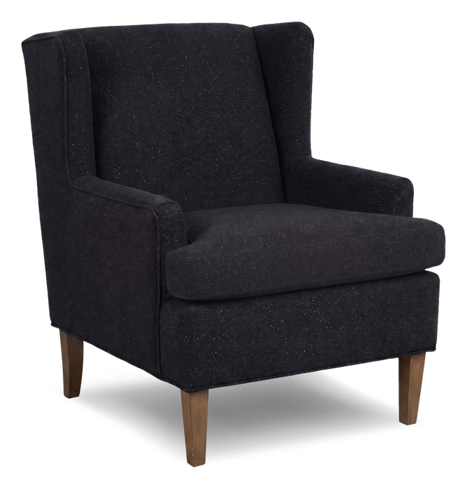 Made in Canada Sofa Lab Customizable Wingback 30\" Fabric Accent Chair – Teddy Raven
