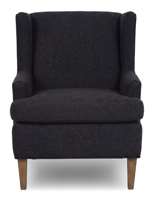Made in Canada Sofa Lab Customizable Wingback 30\" Fabric Accent Chair – Teddy Raven