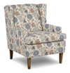 Made in Canada Sofa Lab Customizable Wingback 30\" Fabric Accent Chair – Dragonfly Accent Fabric 