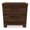 Yorkdale 6pc Set,12-Drawer Bed, Dresser, Mirror & Nightstand, Walnut Brown - Queen Size | Ensemble de chambre à coucher Yorkdale 6 pièces avec lit de rangement à 12 tiroirs, commode, miroir et table de nuit, brun noyer - format grand lit