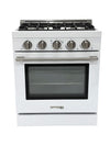 Unique Appliances Classic Retro 30” Propane Gas Range – White - UGP-R30OCLPW