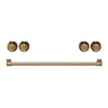 Thor Kitchen Handle and Knob Set for 30” Range in Bronze - CKA-RI30-BRZ  | Ensemble de poignées et de boutons Thor Kitchen bronze pour cuisinière de 30 po CKA-RI30-BRZ