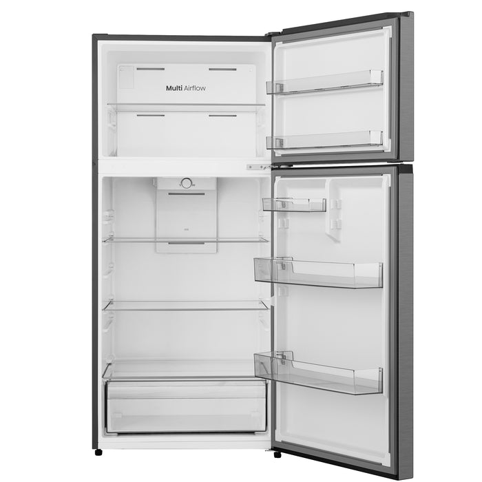 Hisense 30” 18 Cu. Ft. Counter-Depth Top-Freezer Refrigerator – Titanium - RT18N3ASE