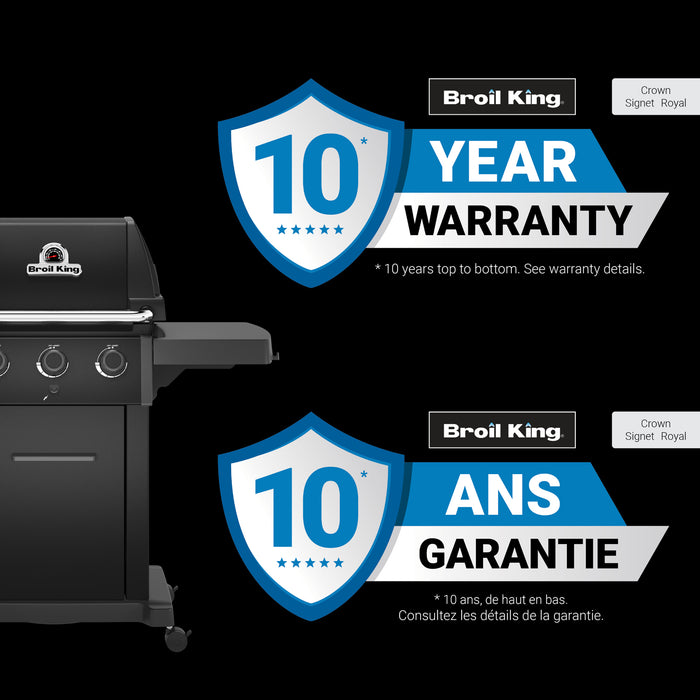 Broil King Royal 320 Shadow 3-Burner 30,000-BTU Propane Gas BBQ - 824154 Grill