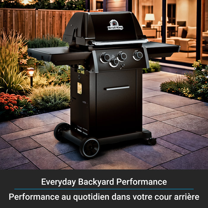 Broil King Royal 340 Shadow 3-Burner 30,000-BTU Natural Gas BBQ - 824167 Grill