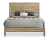 Sable Panel Bed with Headboard & Frame, Light Brown - Queen Size | Lit à panneaux Sable brun clair avec tête de lit et cadre de lit - format grand lit