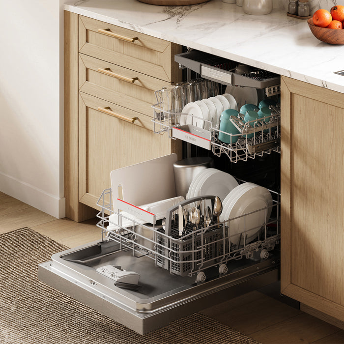 Bosch 800 Series Smart Dishwasher with CrystalDry™ and Third Rack - SHE78D75UC