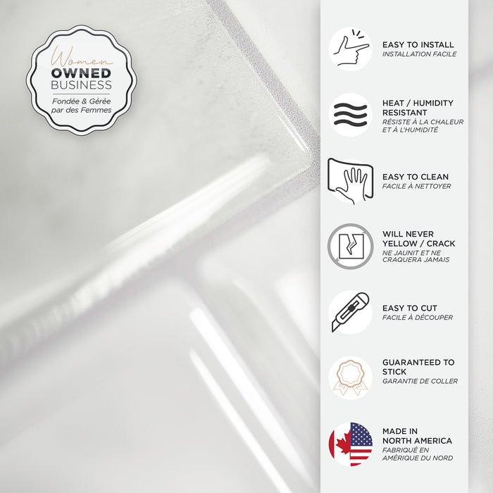 Smart Tiles Peel and Stick 4-Sheet 12 x 9 Backsplash - Metro Carrera