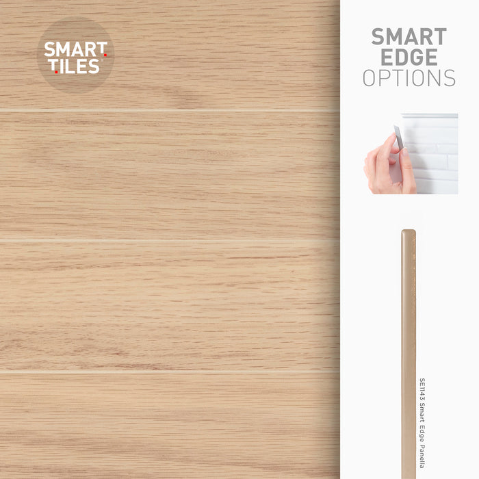 Smart Tiles Peel and Stick 2-Sheet 23 x 12 Backsplash - Norway Oak