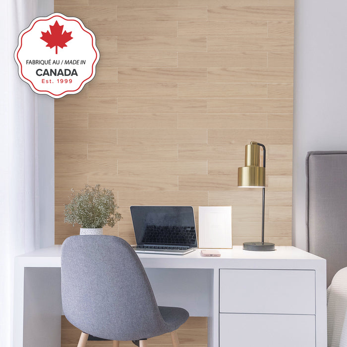 Smart Tiles Peel and Stick 2-Sheet 23 x 12 Backsplash - Norway Oak