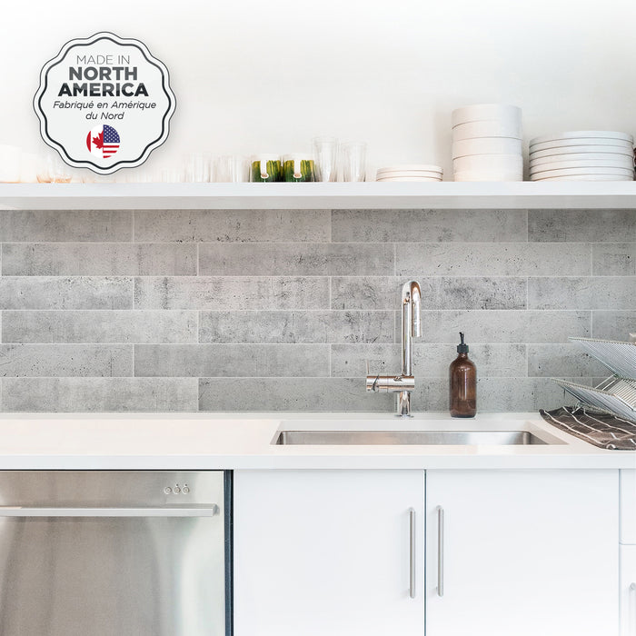 Smart Tiles Peel and Stick 2-Sheet 23 x 12 Backsplash - Norway Alta