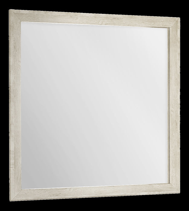 Soren Bedroom Dresser Mirror, Attachable, Wall Hanging - Bleached Oak