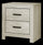 Soren Bedside 2-Drawer Nightstand, 22"W x 24"H - Bleached Oak