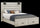 Soren Platform Storage Bed with Slat Headboard & Frame, Built-In LED, Bleached Oak - Queen Size