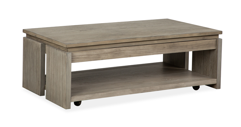 Addams 50\" Lift-Top Coffee Table with Storage - Stone Harbor Grey
