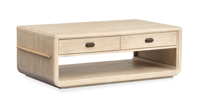 Adelaide 50\" Coffee Table with Storage and Casters - Sanibel Brown