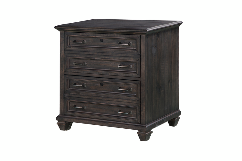 Benhill 31\" Filing Cabinet - Weathered Coal