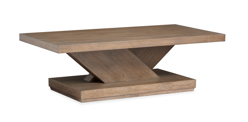 Buckley 54\" Coffee Table with Casters  - Spiced Brown