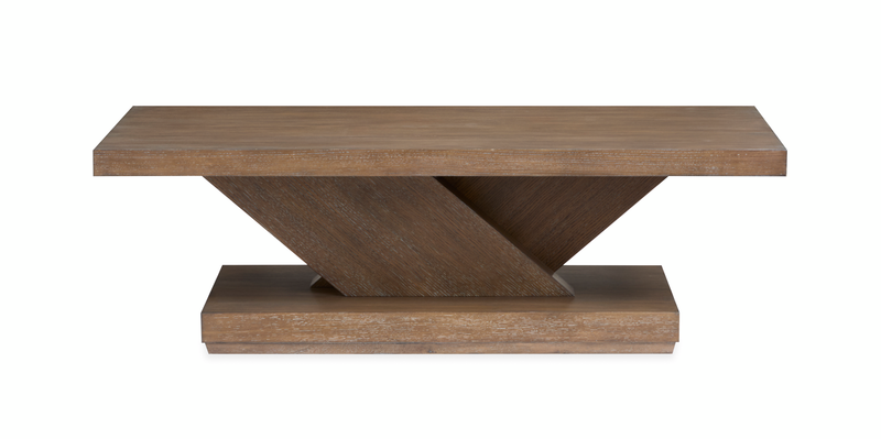 Buckley 54\" Coffee Table with Casters  - Spiced Brown