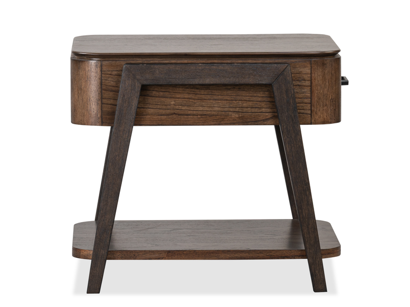 Camdale 22\" End Table with Storage - Chocolate