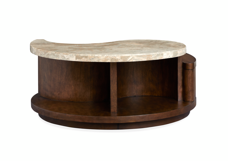 Jenkins 40\" Coffee Table with Storage - Burnt Umber 