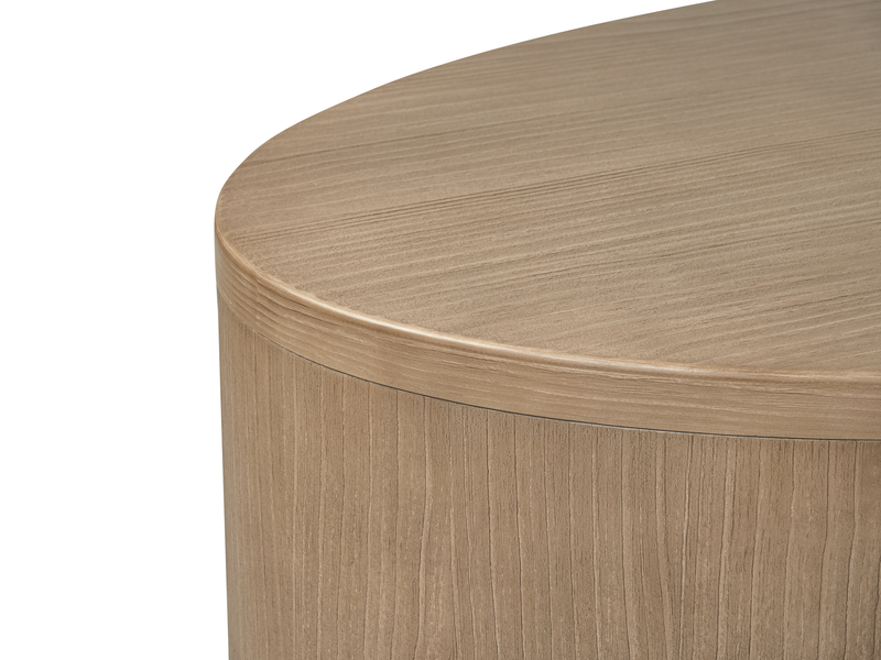 Poplar 54\" Coffee Table with Storage - Chateau Brown
