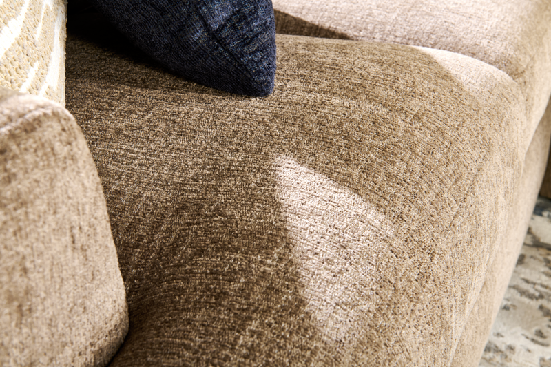 Made in Canada Customizable Sofa Lab Curve 2-Piece Fabric Sectional - Chenille Praline