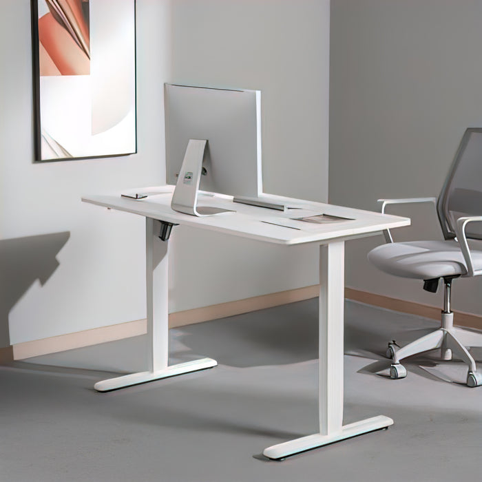 Tygerclaw 47\" 2-Stage Sit Stand Desk - White