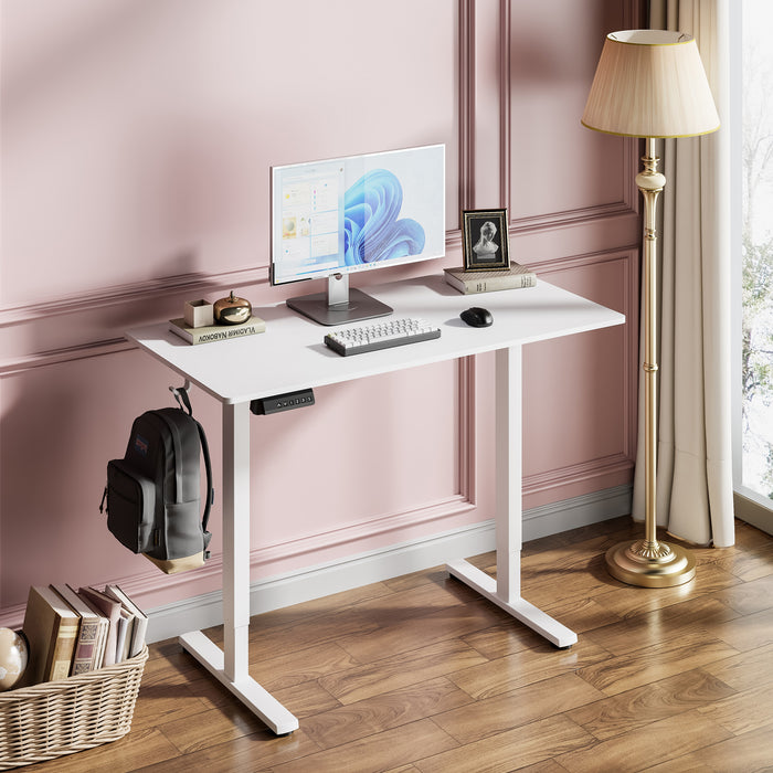Tygerclaw 47\" 2-Stage Sit Stand Desk - White