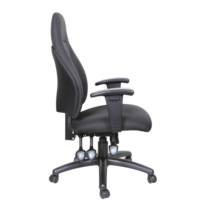 Tygerclaw Executive High Back Fabric Office Chair - Black