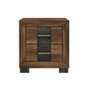 Titanium Bedside 2-Drawer Nightstand, 21.7"W x 24.2"H – Brown | Table de nuit Titanium de 21,7 po (L) x 24,2 po (H) à 2 tiroirs - brune